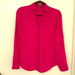 Fuschia pink Express Portofino shirt